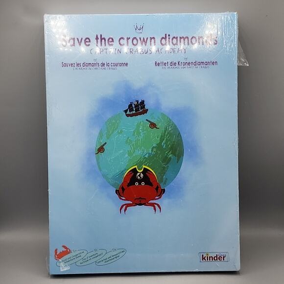 Save The Crown Diamonds Captain Crabus Academy Board Game Kinder Class New - Picture 1 of 10